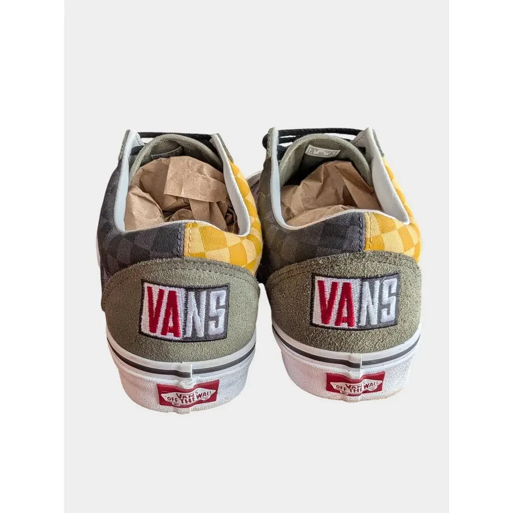 Vans Old Skool‎ Low Men’s 10.5 OTW Rally Checkerboard Skate Shoes Multicolor